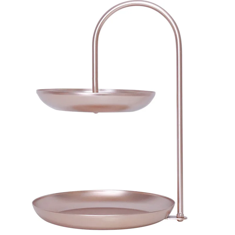 Двухуровневые тарелки для кексов и тортов подставки свадебных домашний стол