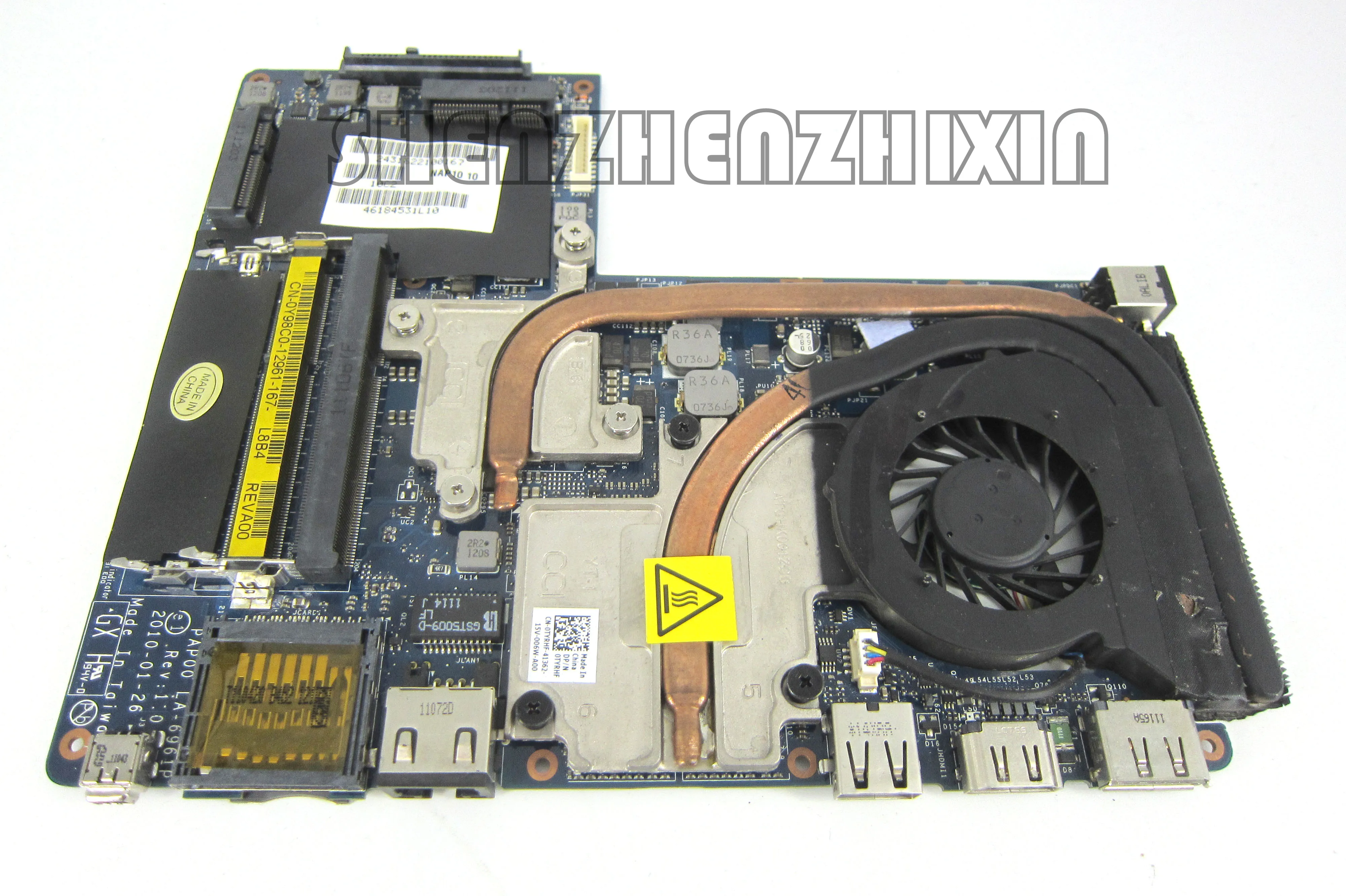 yourui для dell alenware m11x r3 серии laptopmotherboard cn 0y98c0 0y98c0 pap00 la 6961p с i7 2617m