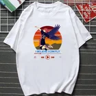 2021 Летний Лидер продаж Аниме Haikyuu T рубашки для женщин на зиму, большие размеры, ОЯ летайте высоко манга графическое футболки в винтажном стиле; Из мультфильма футболка