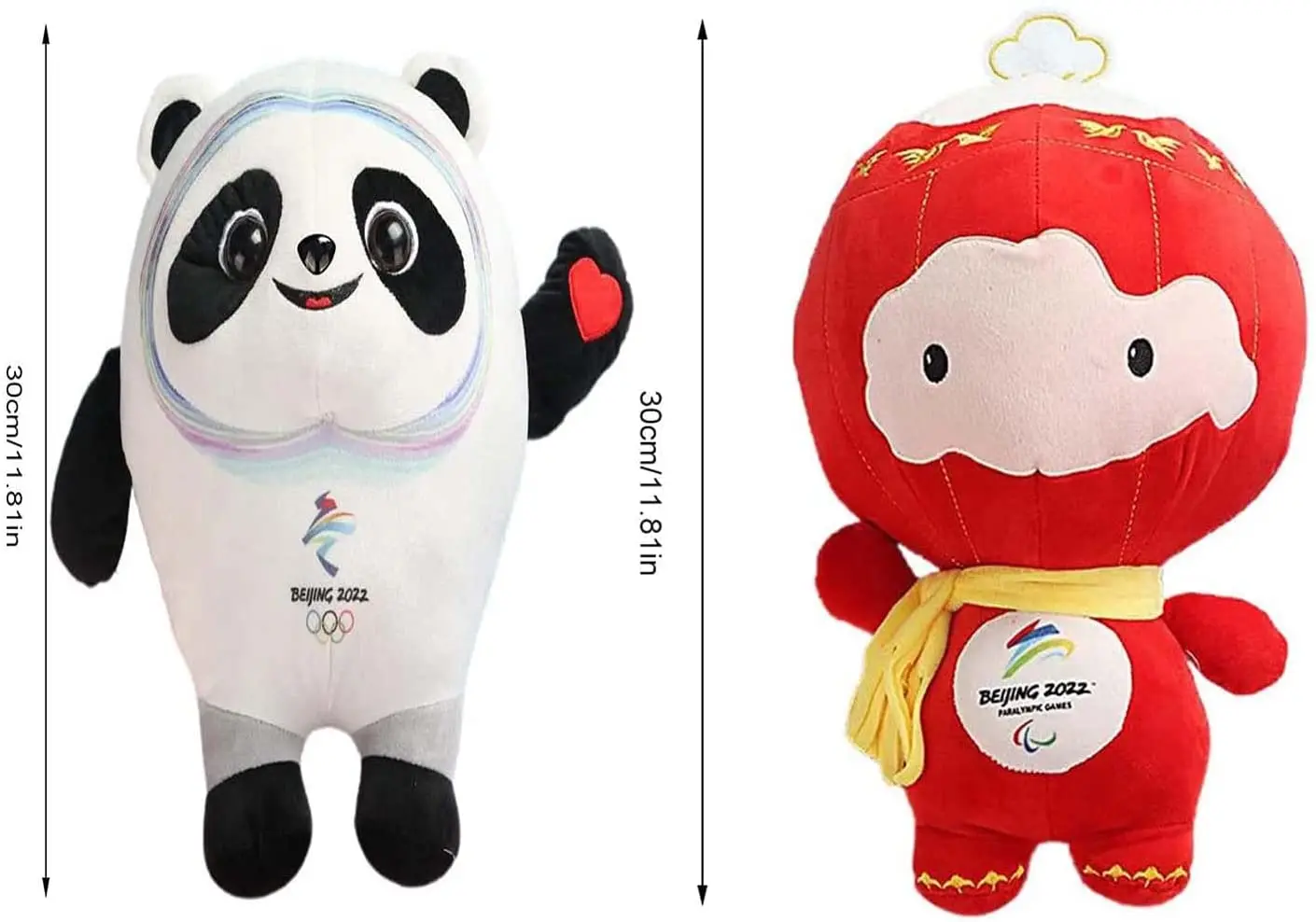 Mascota de los Juegos Ol&iacute;mpicos de Invierno de Beijing 2022, Panda, mu&ntilde;ecas de peluche, almohada de juguete, recuerdos de las Olimpiadas de Invierno, mu&ntilde;eco de peluche, regalo de cumplea&ntilde;os-4