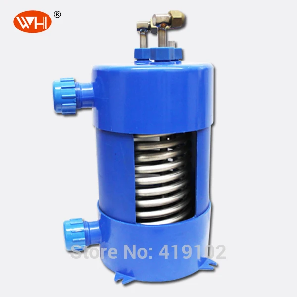 

1.0HP Aquarium titanium tube heat exchanger Vertical type (WHC-1.0DYL )