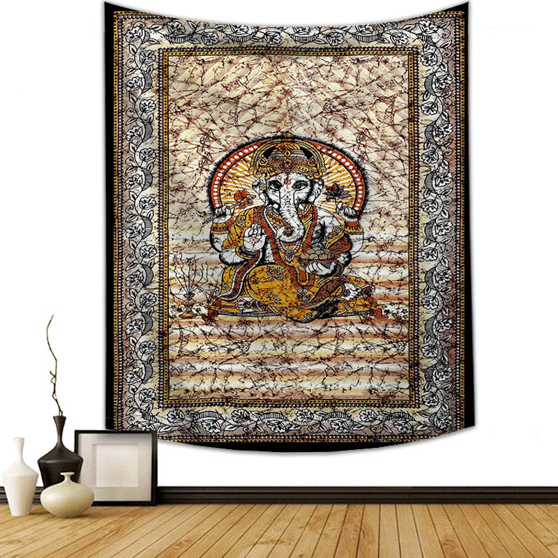 Красочный Радужный бог солнца МАНДАЛА ГОБЕЛЕН настенный Тотем Астрология Love You To