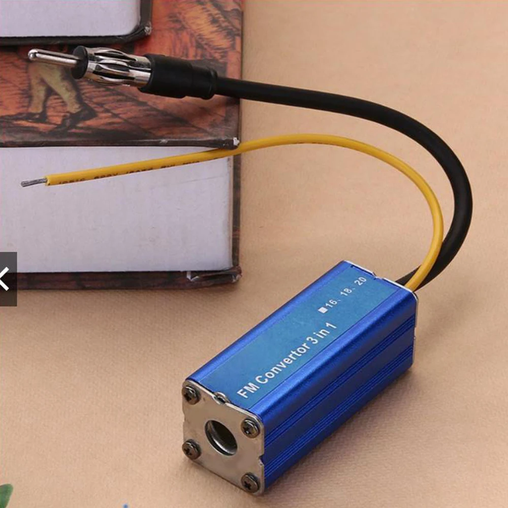T-3XCD 12V 3 в 1 Авто Стерео антенна FM радио преобразователь частоты для