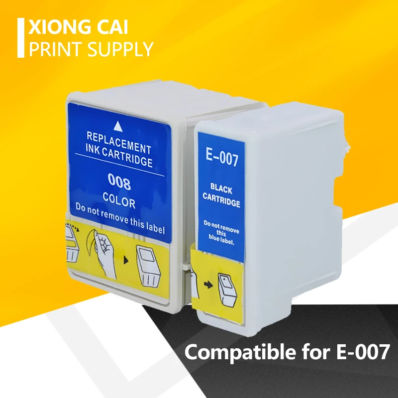 T007 T008 чернила для картриджа совместимый T 007 008 Epson Stylus Photo 900 1270 1280 1290 1290S картриджи