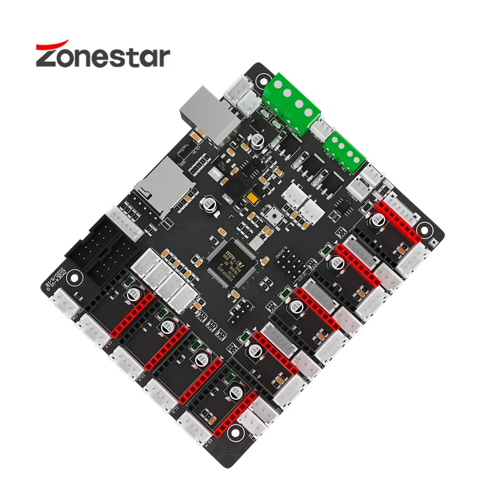 ZONESTAR ZM3E4 Новое поступление 32 битная плата управления для 3D принтера материнская