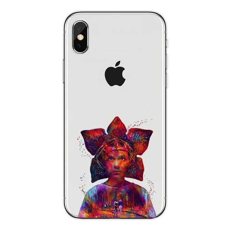 Чехол для телефона Strange things мягкий прозрачный Силиконовый ТПУ чехол iPhone 4 5 6 7 8 Plus