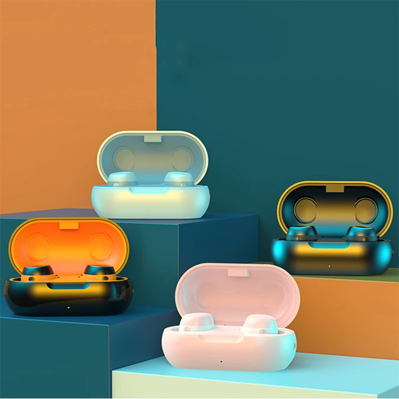 

Fashion TWS Mini Wireless Bluetooth Headset True Wireless 5.0 Bluetooth Ear Game Call in-ear Sports Waterproof Noise Reduction