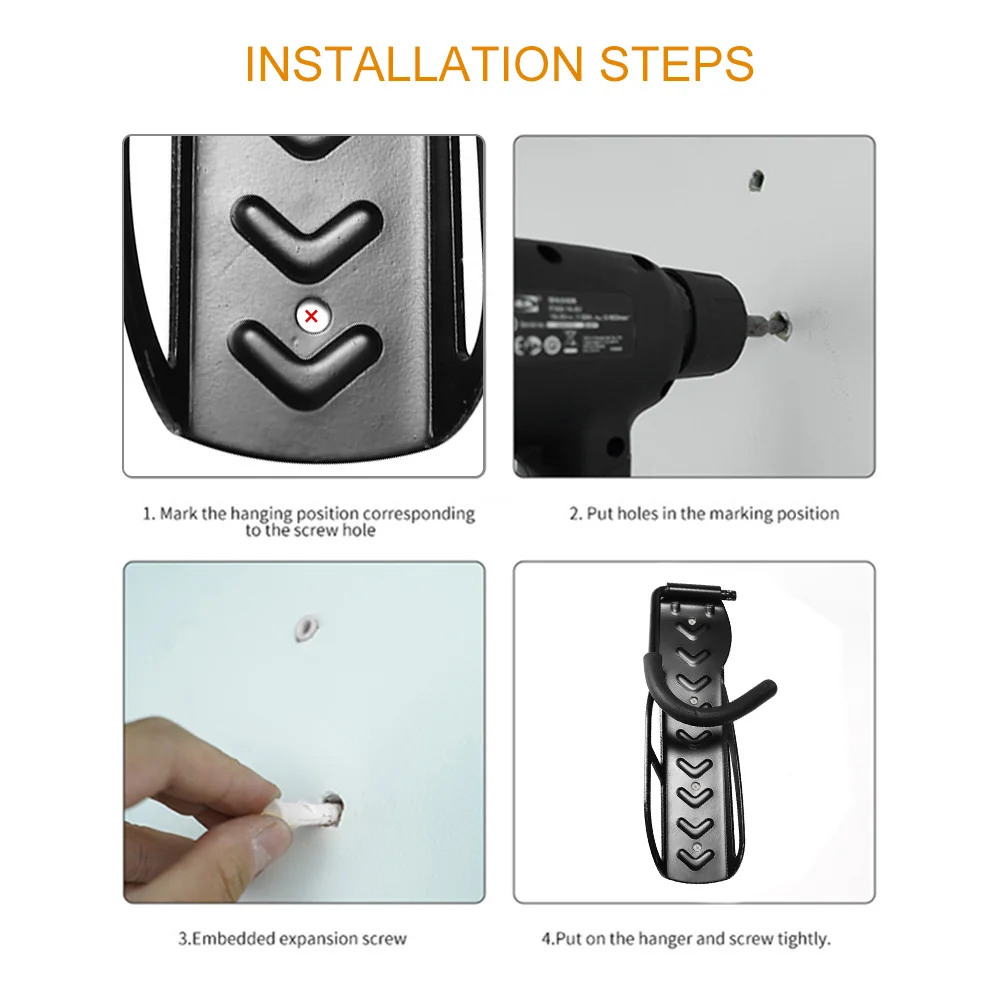 Настенный держатель для велосипеда 1 шт. подвесной крючок хранения горного