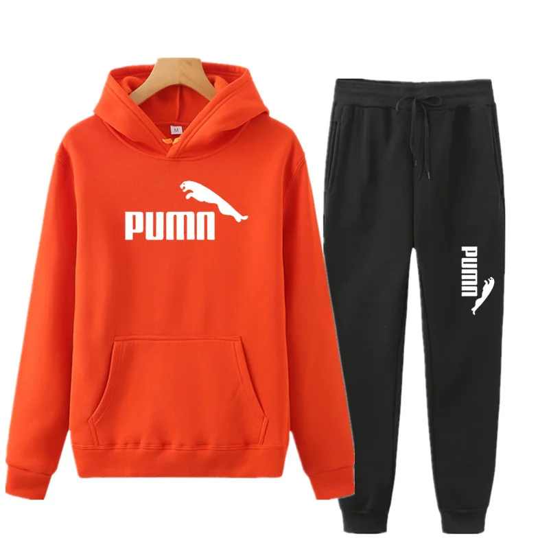 

Autumn Men Hoodies Sport Suit Fashion 2021 Brand Casual Tracksuit Mens Set Sports Two Piece Stripe Hoodie Pant Male Sets