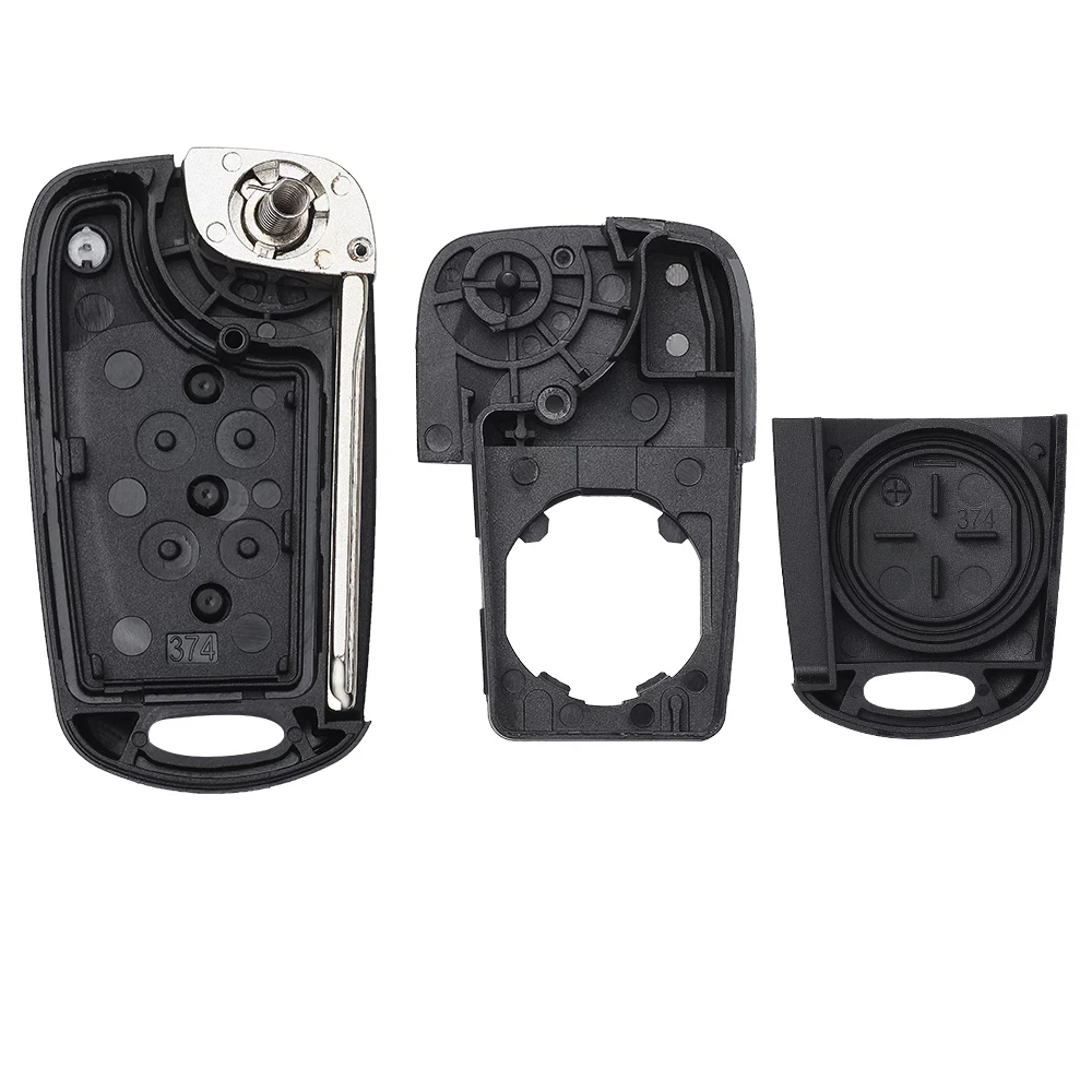 Чехол KEYECU для дистанционного ключа с 3 кнопками Kia Soul Cerato Koup Sportage Rio Sorento 2010 2011 2012 2013