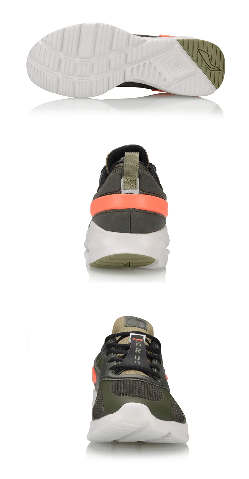 Li-Ning/мужские беговые кроссовки с подушкой для бега; дышащий светильник; Удобная подкладка; спортивная обувь для фитнеса; ARHP147 XYP945