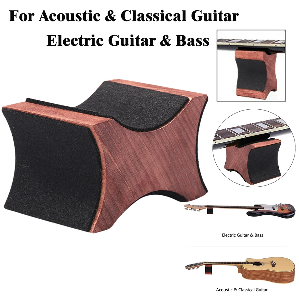 Подставка под шею гитары деревянная основа для электрической акустической бас