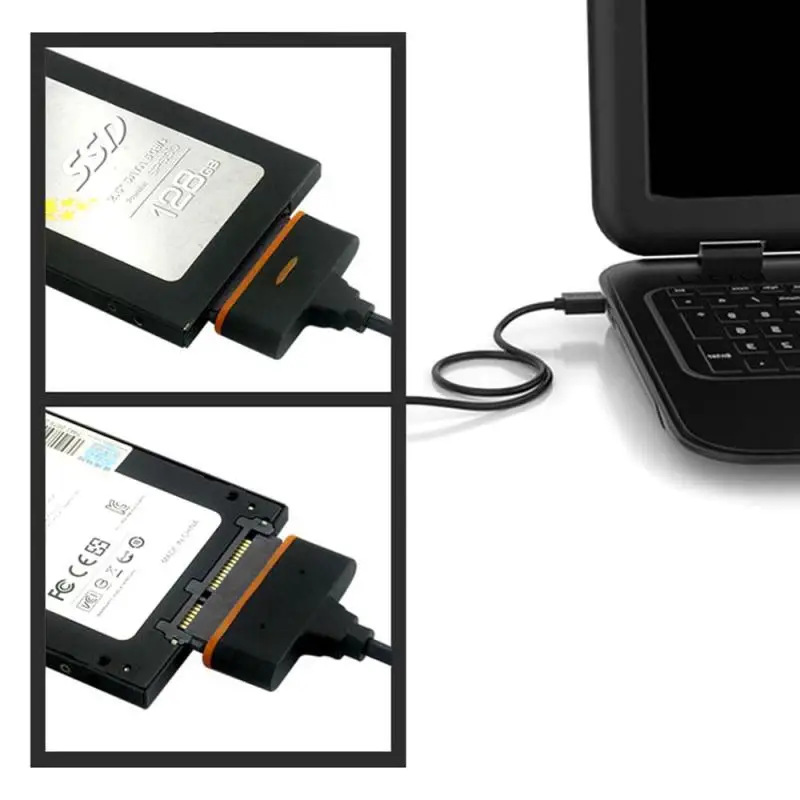 USB 3 0 к SATA 2 5 &quotадаптер Кабельный ридер для внешнего SSD жесткого диска AQ7 |