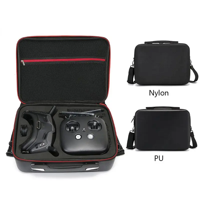 

Portable Nylon/PU Handbag Carrying Case Anti-scratch Shoulder Storage Bag for dji FPV Experience Combo/Fly More Combo VR Glasses