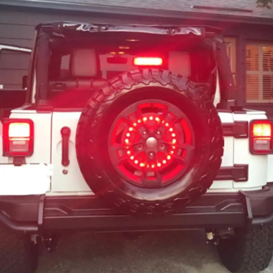 

Автомобильная запасная шина Светодиодная лампа стоп-светильник 25 светодиодный s лампа подходит для Jeep Wrangler JK & JL 2007-2018
