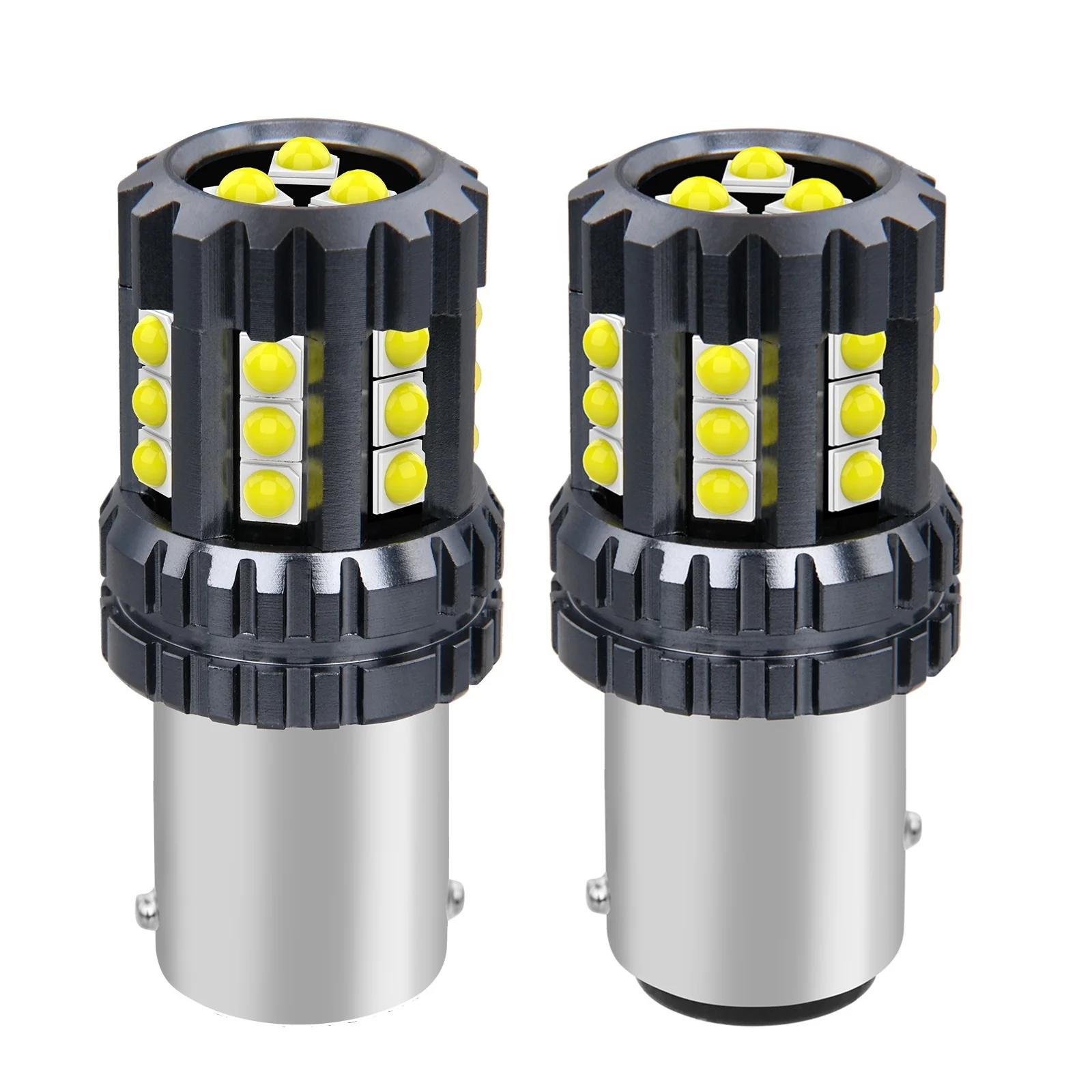 2 шт. Новинка 1156 BA15S P21W 1157 BAY15D P21/5 Вт Супер ярсветодиодный ная лампа заднего хода
