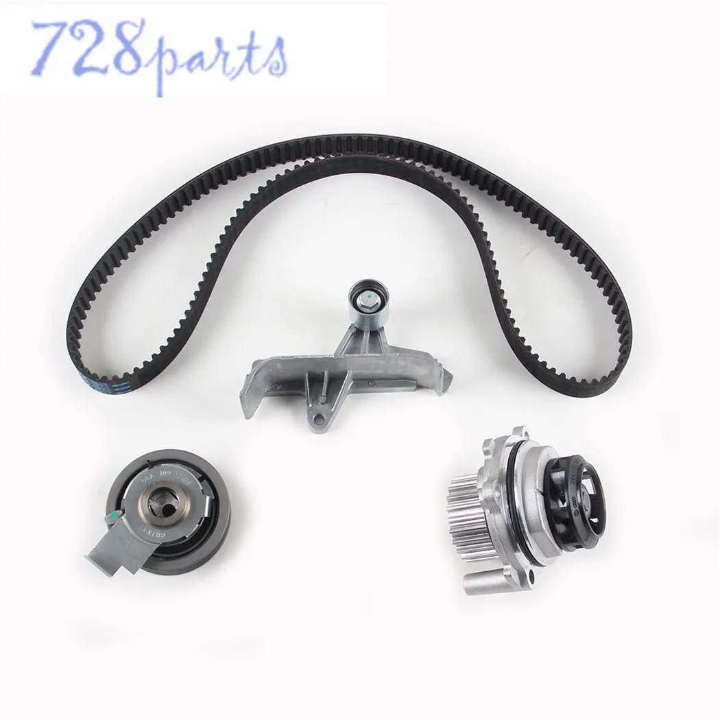 

2.0L Timing Belt Tensioner Pulley Water Pump Kit Fit For AUDI A4 A6 Quattro ALT 06B 109 119F 06A109243A