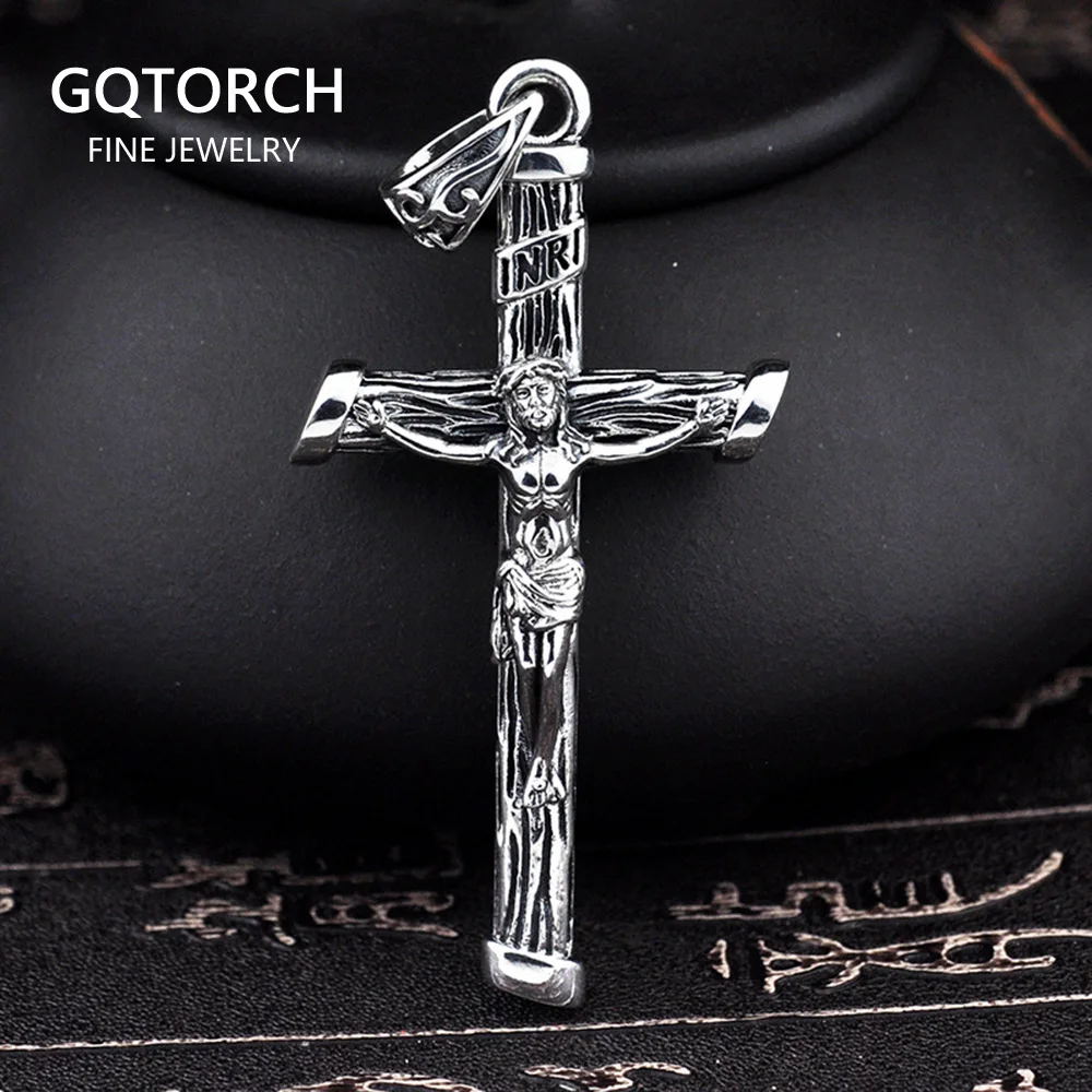 Мужской кулон в стиле ретро религиозная Подвеска из тайского серебра с