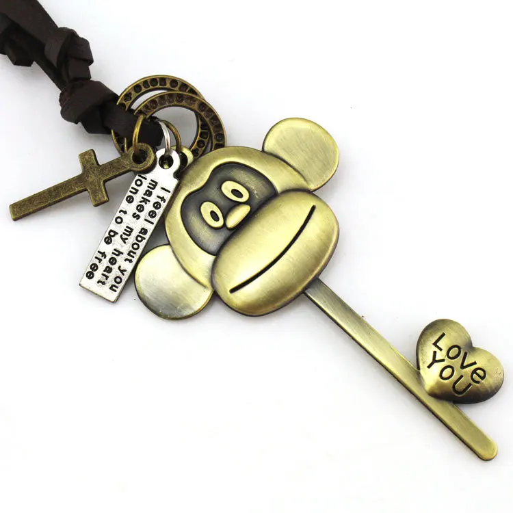 Детские ожерелья для девочек мальчиков женщин детские украшения сердце животные