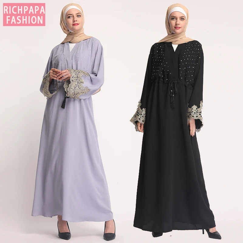 Бангладеш кафтан абайя Турция Катара Оман хиджаб мусульманское платье Абая для