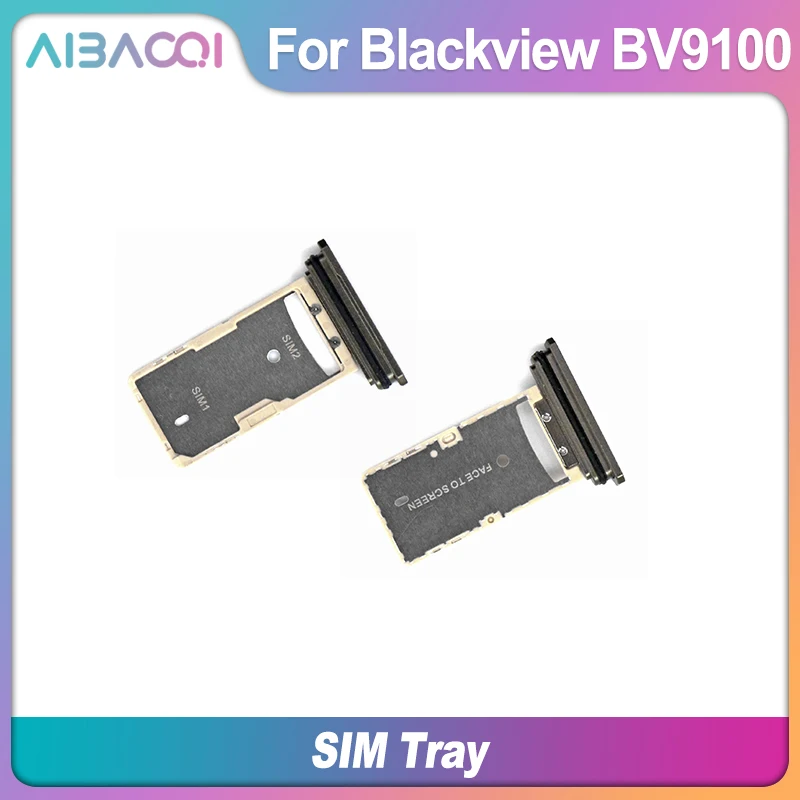 AiBaoQi новый оригинальный держатель для Sim карты Blackview BV9100 слота Sim-карты смартфона |
