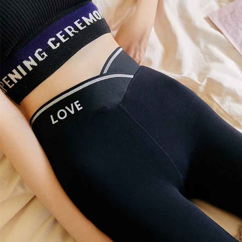 

Plus Velvet Thickening Women's Stockings High Waist Cashmere Vertical Striped Tights Long Pants Sexy Women Tights Leg Warters