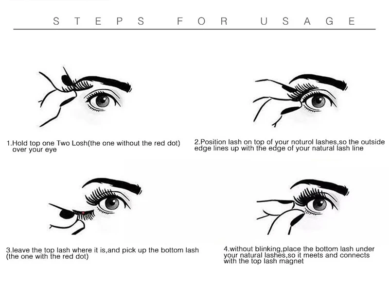 Магнитные ресницы магнитные накладные натуральные норковые 3D/6D искусственные