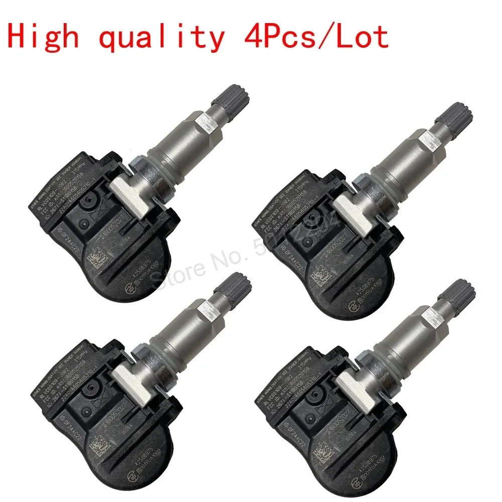 4 шт., 4250B975 для Mitsubishi Outlander Sport Mirage I-Miev, система контроля давления в шинах, датчик 315 МГц, автомобильная система контроля давления в шинах