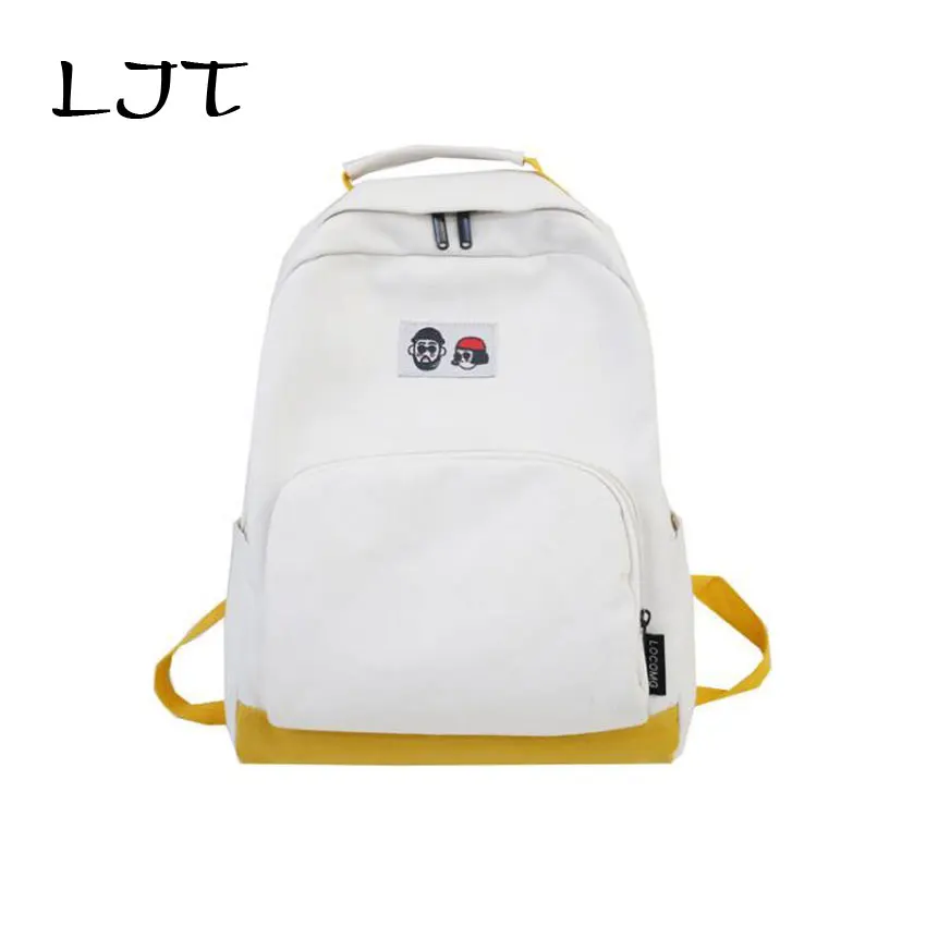 LJT повседневный рюкзак для женщин большой емкости холщовый Рюкзак Японский
