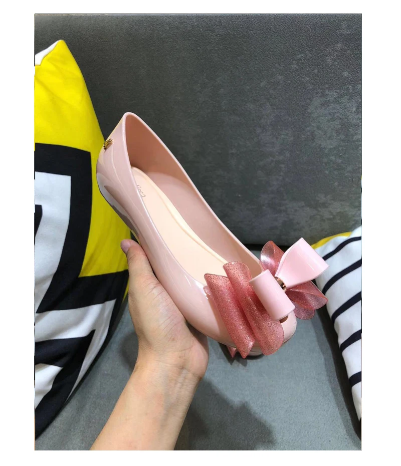 Melissa Mel Ultragirl Sweet IV/Новинка года; женские сандалии на плоской подошве; Брендовая обувь melissa для женщин; прозрачные сандалии; женская прозрачная обувь