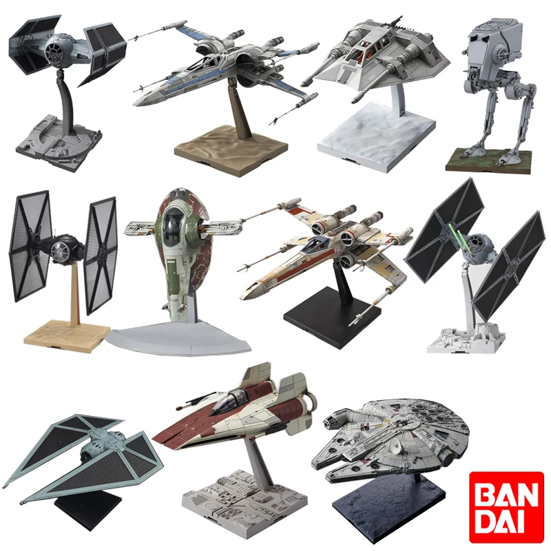 Bandai Звездные войны X-Wing Звездный истребитель TIE Striker AT-ST AT lavei Tie Fighter аниме Сборная