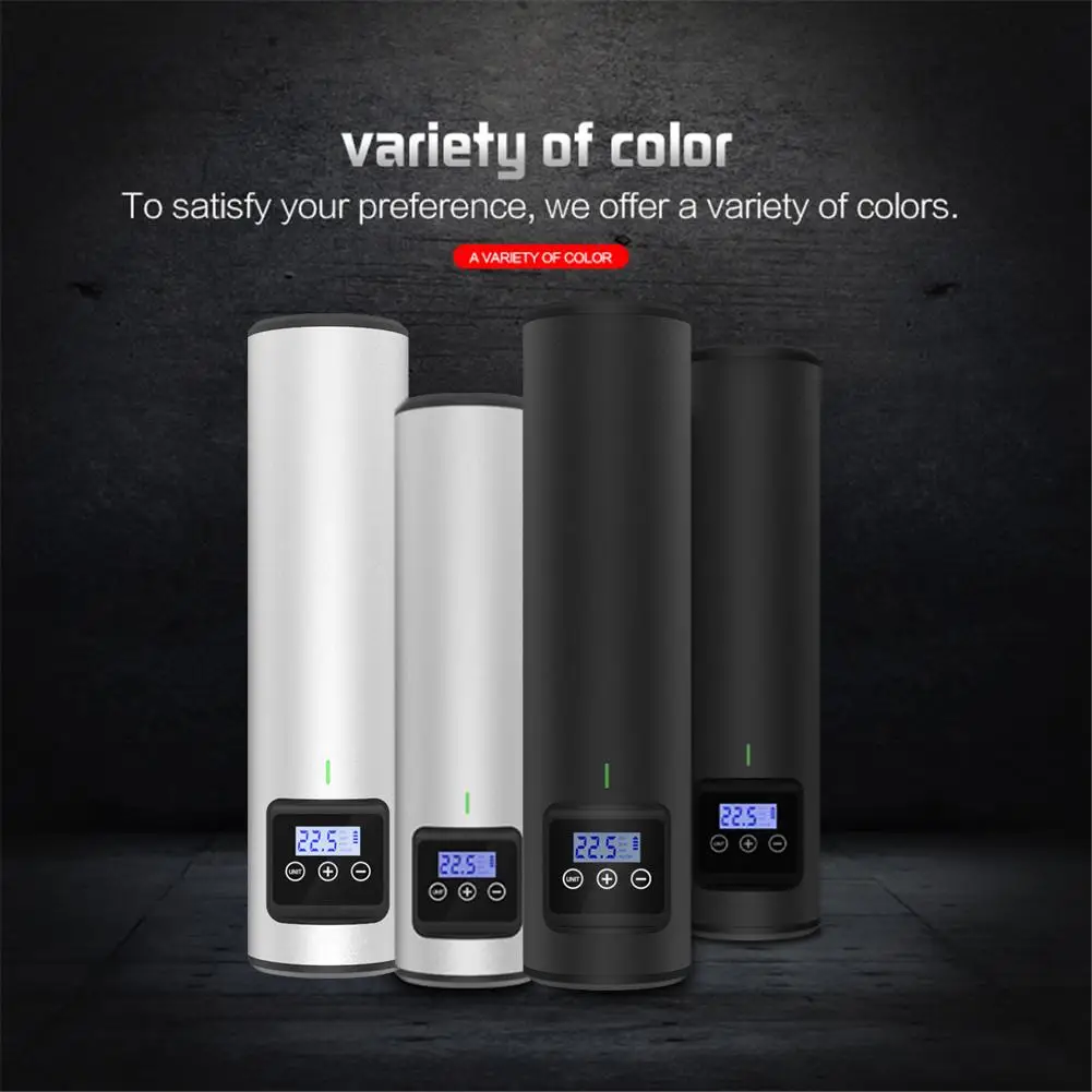 Автомобильный воздушный насос перезаряжаемый портативный беспроводной для шин