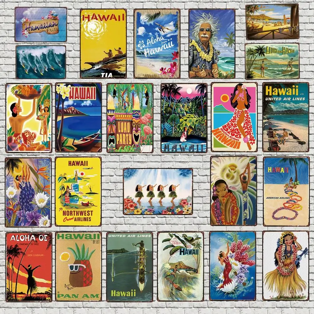 

Мультяшные винтажные рождественские подарочные металлические пластины для настенного искусства ретро Декор для дома детской комнаты плак...