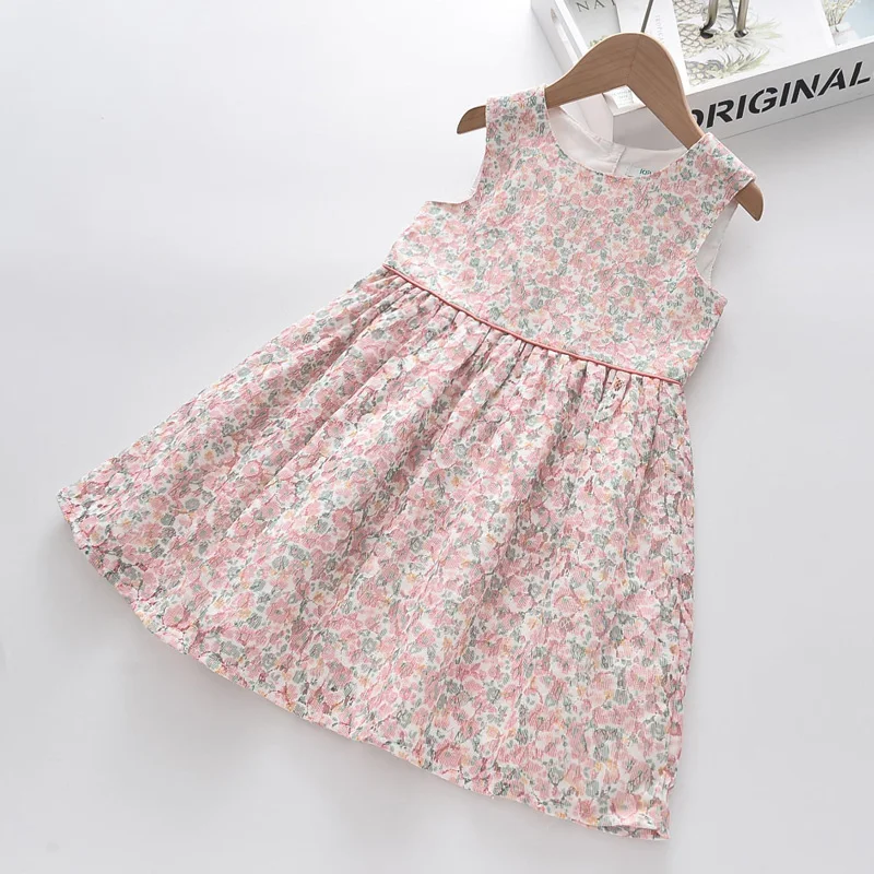 Платья для девочек LOVE DD &amp MM новая детская одежда 2020 милое платье-жилет без