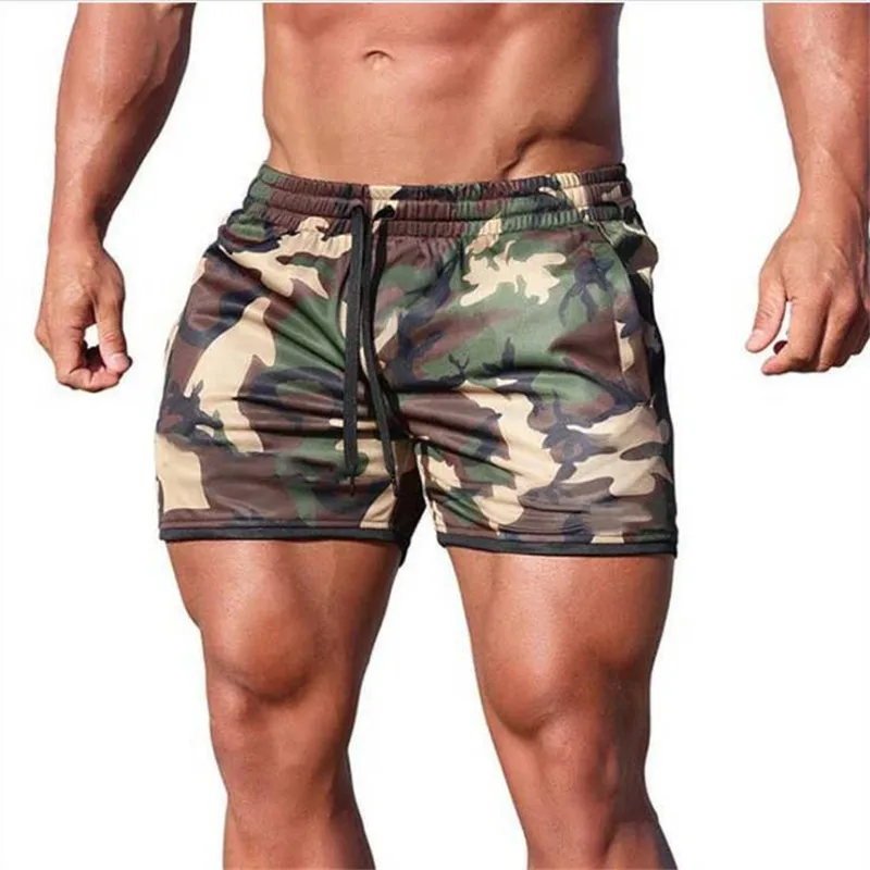 Новый Для мужчин шорты для фитнеса бодибилдинга на резиновой подошве Мужские