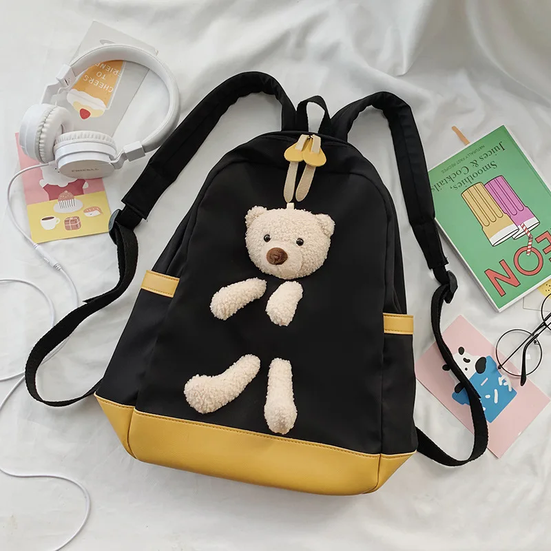 

Middle Student School Bags for Teenage Girls Backpack Women Bookbags Cute Cartoon