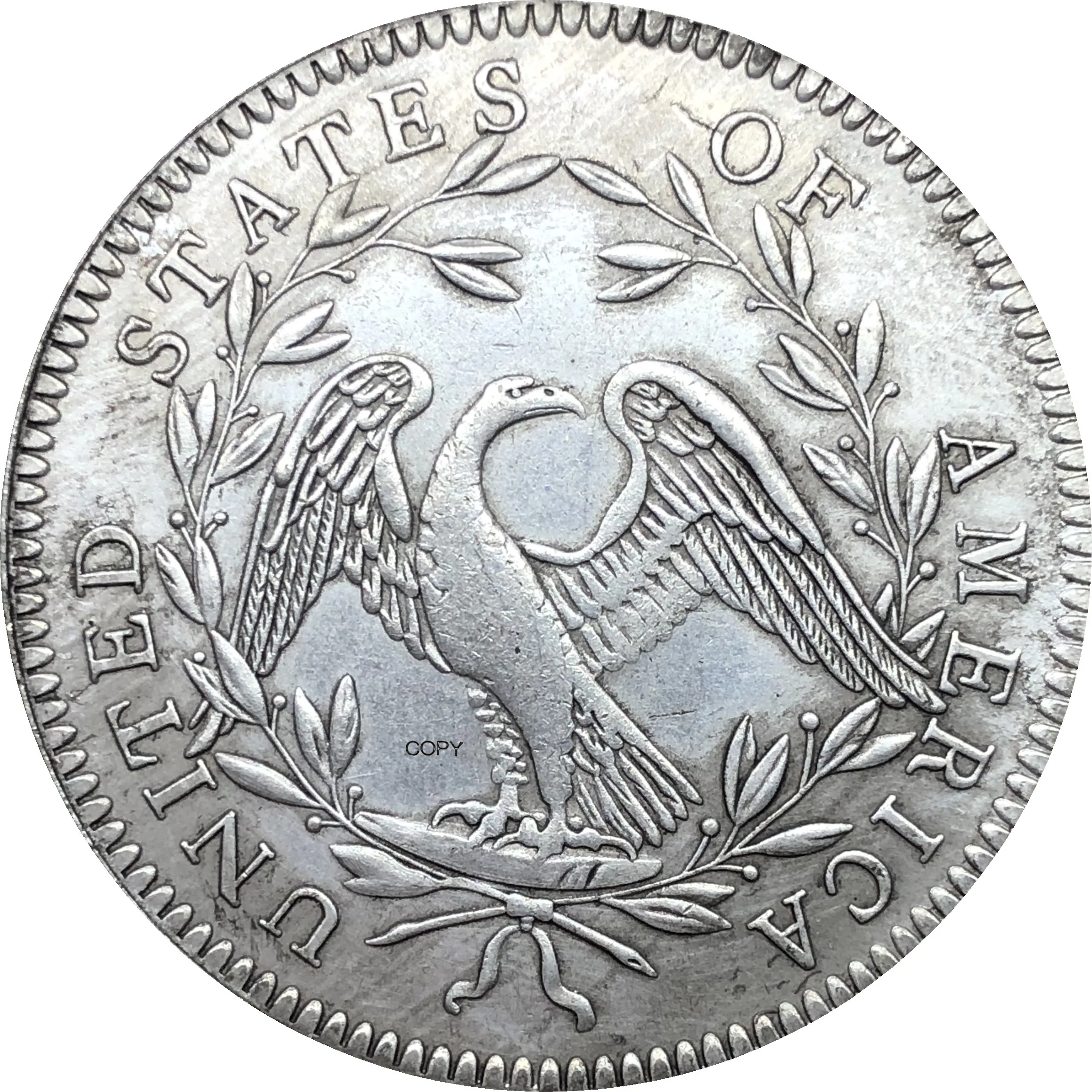 Соединенные Штаты американская монета 1794 Liberty струящиеся волосы один доллар