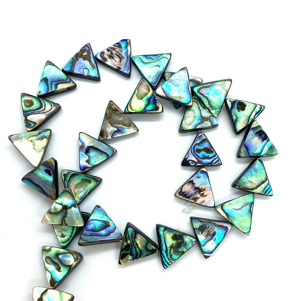 Бусины Из Натуральной раковины ракушки абалона бусины в форме сердца овальной