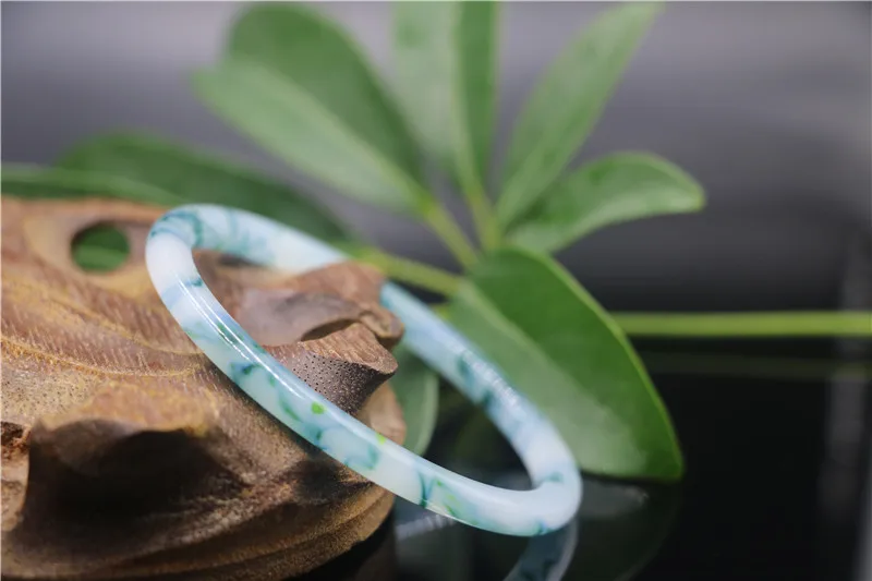 Natural Jade Bangle Women's Bracelet Charm Jewellery Fashion Accessories Women Men Gifts 54mm-64mm | Украшения и аксессуары