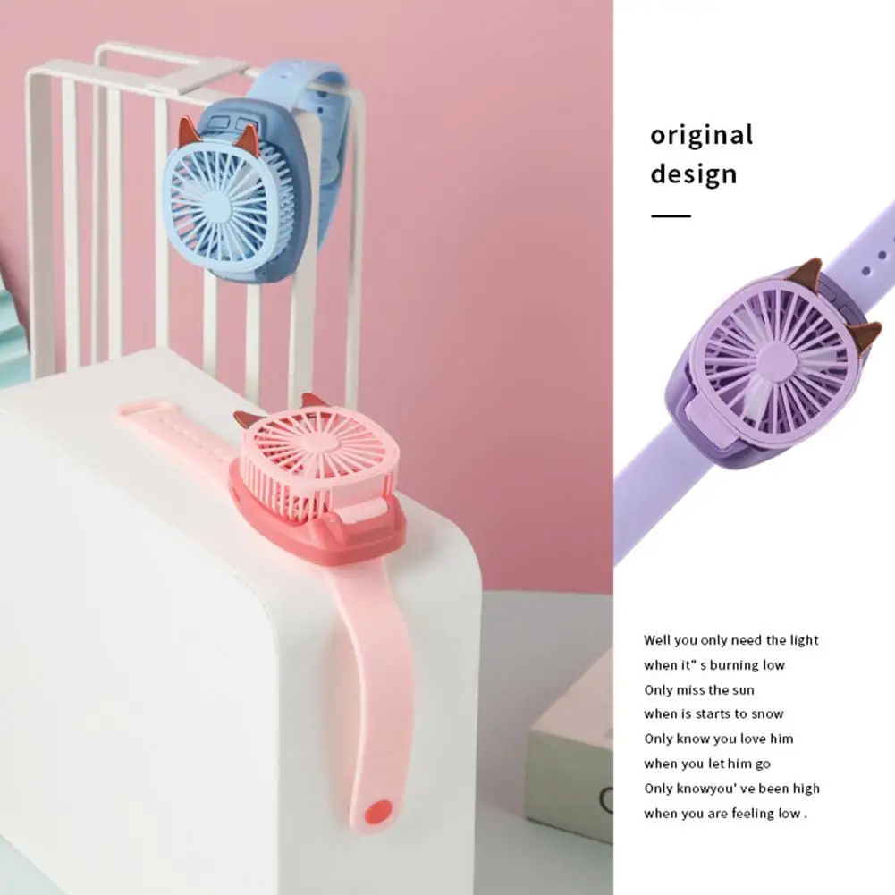 

Usb Watch Fan Mini Watch Fan USB Wrist Fan Three-speed Adjustable Silent Fan