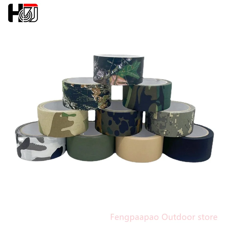 5M/10M Multi-functional Camo Tape Self-adhesive Camouflage Hunting Paintball Airsoft Rifle Waterproof Non-Slip Stealth | Обустройство