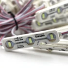 DC12V 1,2 Вт Samsung чип светодиодный модуль свет 3 светодиода супер яркий рекламный дизайн водонепроницаемый 5630 Светодиодный модуль лампа светодиодная подсветка