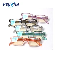 henotin reading glasses men women transparent glasses blue light blocking computer goggles anti uv decorative eyewear 0400