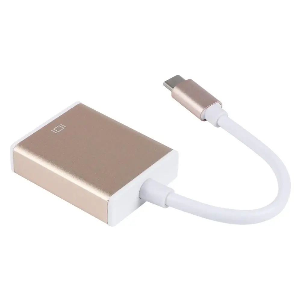 Бесплатная доставка адаптер USB 3 1 типа C раньше VGA Реверсивный для нового Macbook 12