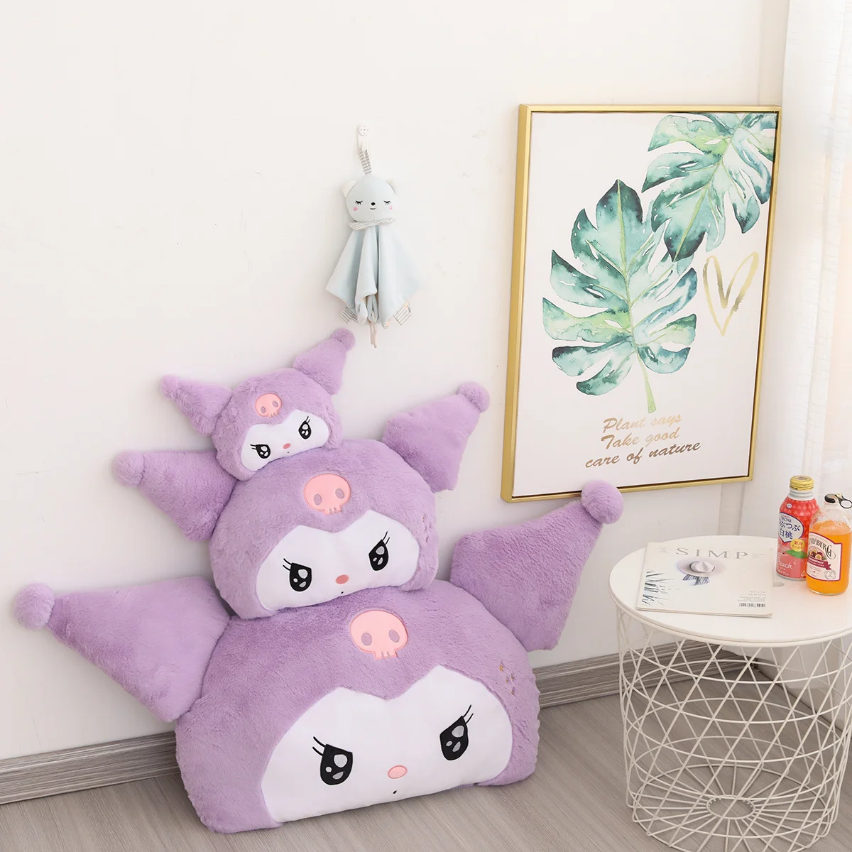 Плюшевая подушка Kuromies милая мультяшная мягкая для дивана Подушка сна подарок