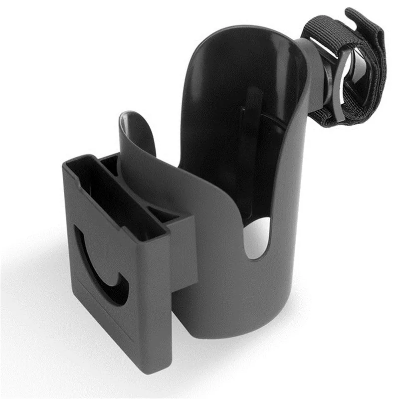 

Universal Stroller Cup Holder Multifunctional Creative Stroller Accessories Baby Stroller/Pushchair Black Mobile Phone Holder