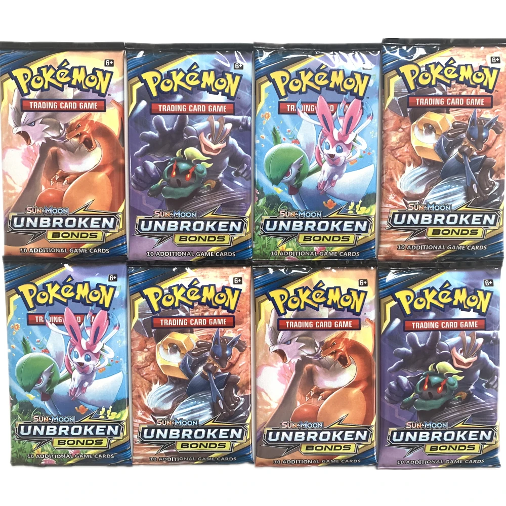 20/шт. Покемон карта бесперебойная Бонд Униформа мысль солнце и луна Gx команда