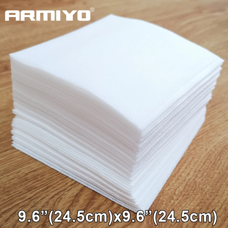 Armiyo 9 6 &quotx 6&quot 24 5 см пистолет Чистящая мягкость пластыри Высокая впитывающая