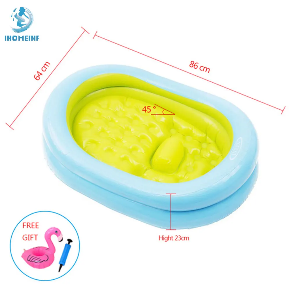 Baby Inflatable Bathtubs For 0-12 Month Newborn Bath Tub Portable Folding Shower Tubs kids Child Supplies | Спорт и развлечения