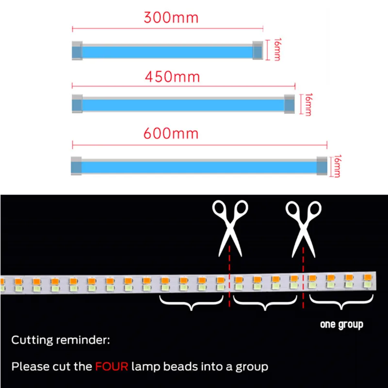 

2pcs Led DRL Daytime Running Lights Flexible Car Light Accessories Turn Signal Yellow Brake Side Lights Headlights Strip 12v